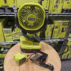 RYOBI 18V CLAMP FAN KIT