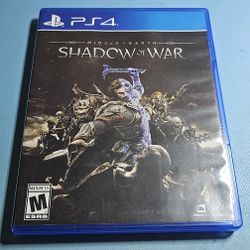 Middle Earth Shadow Of War PlayStation 4 Game CIB 