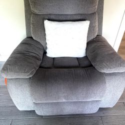 Ashley Gray Reclining Couch Set – 3 Pieces – Great Condition!
