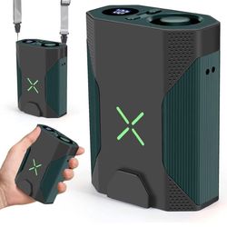 Brandnew Mini Portable Waist Fan - 100 Speeds 36000RPM Strong Airflow 4500mAh Battery Powered Max 16H Cooling - Mini Waist Neck Handheld Fan for Outdo