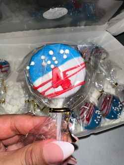 Patriotic Cake pop packaging