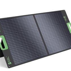 EBL 100W Portable Solar Panel for Power Station, Waterproof Foldable