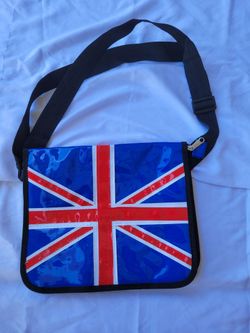 New British Union Jack Messenger Bag Canvas Crossbody Shoulder Tote