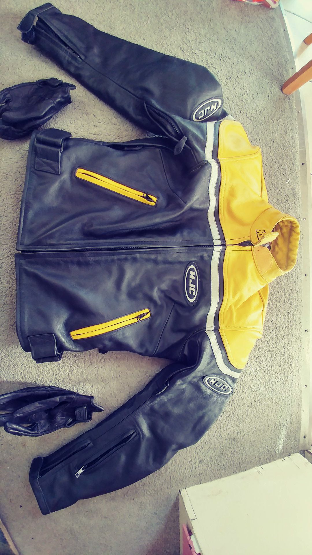 Women's riding HJC jacket w/gloves