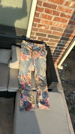 PINK FLORAL PANTS