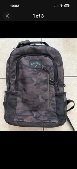 Callaway Golf Clubhouse Backpack Purple Camouflage Medium Laptop Slot