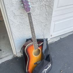 Guitar With The Case