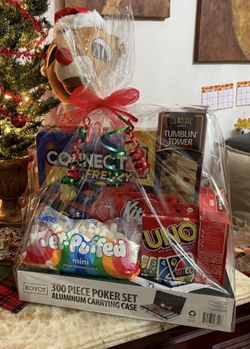 Family Board Game Christmas Baskets