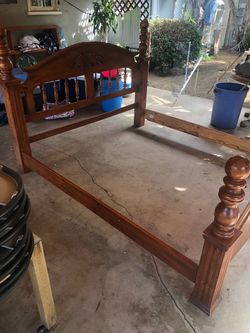 King size bed frame