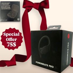 Offcial Beats by Dr Dre Powerbeats Pro Wireless Bluetooth Earphone [ BLACK ] NEW