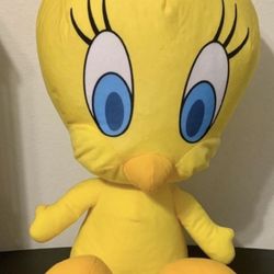 Tweety Bird Plush Stuffed Animal Warner Bros Looney Tunes Toy Factory 20"