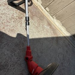 Red Electric String Trimmer