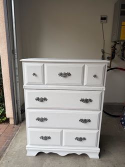 White dresser