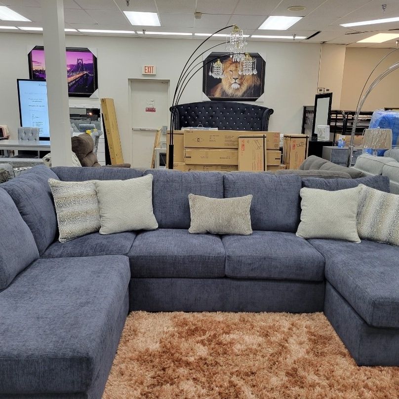 The Lake Double Chaise Sectional Living Room Couches 