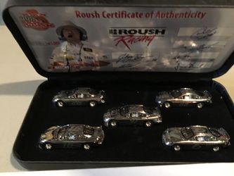 SET OF 5 ROUSH RACING CARS