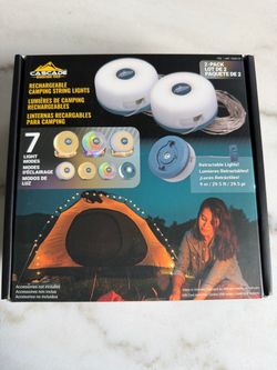 Cascade Decorative/Camping Rechargeable Lights