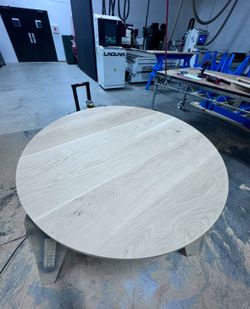 52” White Oak Dining Table