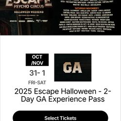 Escape Ticket