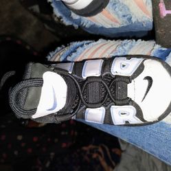 (Toddler) Nike Air More Uptempo 'Black Cobalt Bliss' 7C