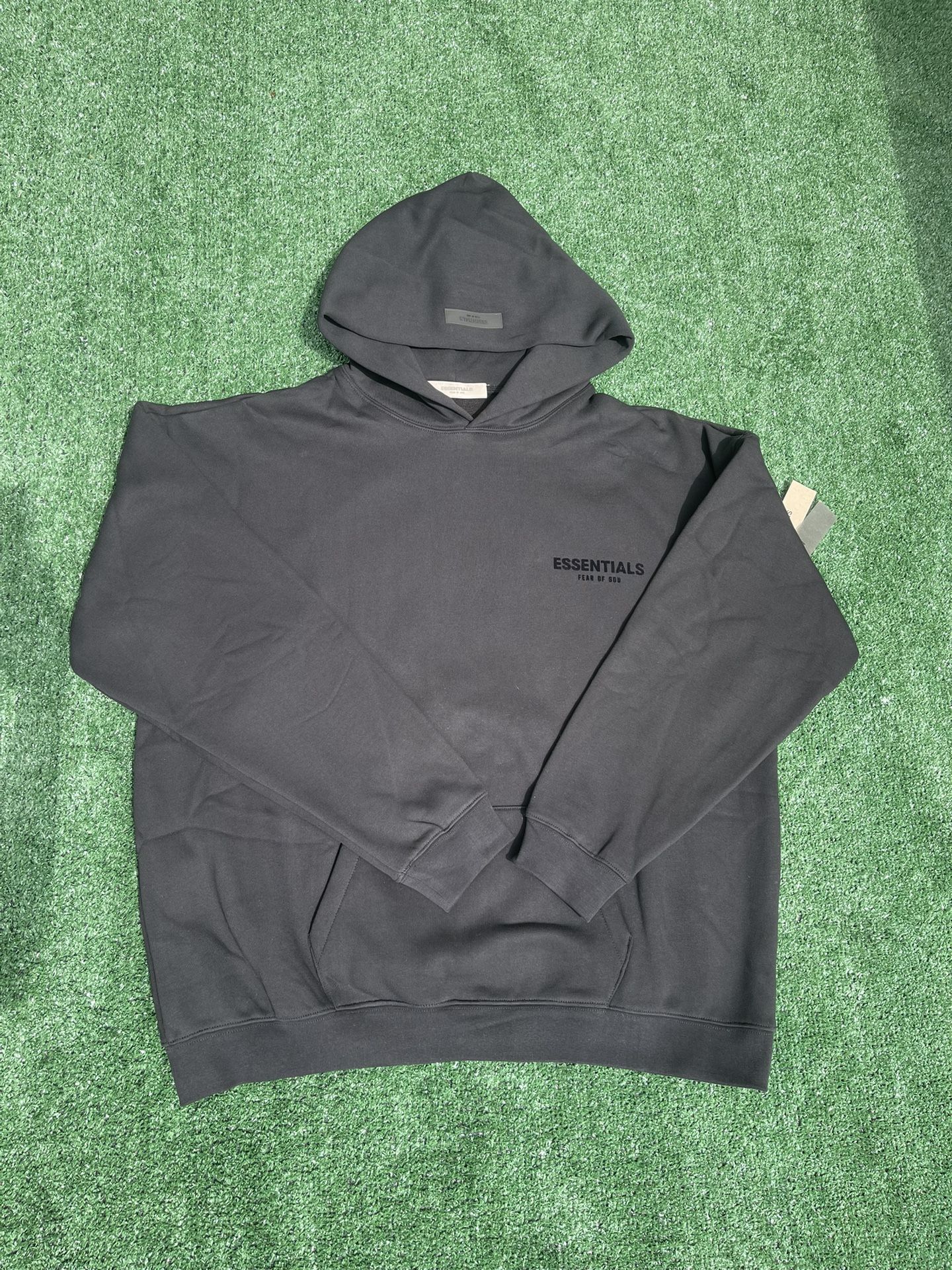 Black Essentials Hoodie