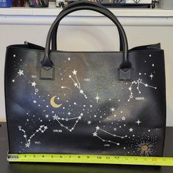 Vegan Leather Tote (Zodiac/astrology)
