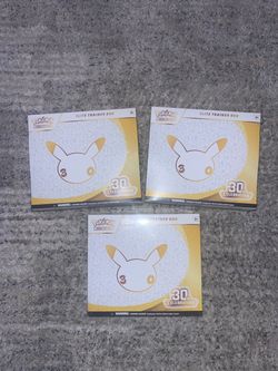 Pokemon 30th Celebration ETBs Factory Sealed Brand New