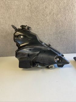 Black Plastic Dirt Bike Fuel Tank