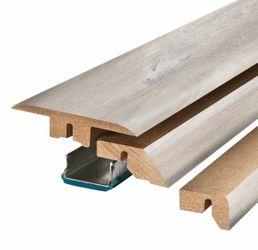 PERFORMANCE ACCESSORIES Glaze 0.75 in. T x 2.37 in. W x 78.7 in. L Laminate 4-in-1 Molding