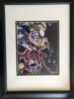 Magic x Jordan picture frame