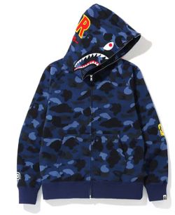 Bape Hoodie Color Camo PONR Full Zip