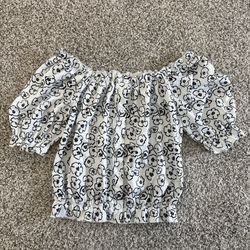 Off Shoulder Shirt Size L