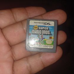 Used DS Video Game Mario Bros