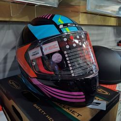LS2 Full-Face Motorcycle Helmet, size extra small brand new