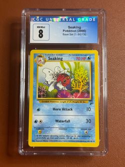 Pokemon Seaking 46/64 Jungle CGC 8