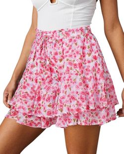 NEW Floral Flowy Shorts - size M