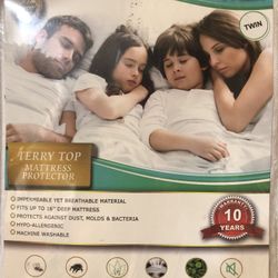 Cozy Max Terry Mattress Protector Twin Size
