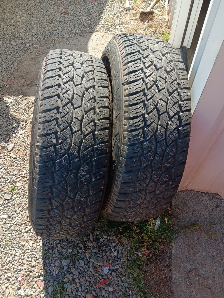 2 Tires 245/75/R16