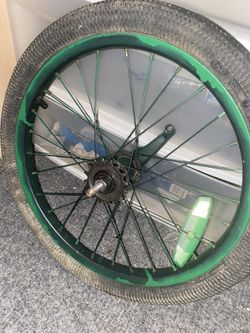 front and back wheel 20”