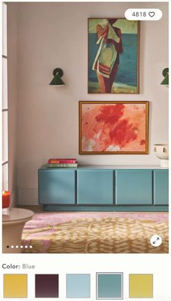 Anthropologie 72” media console