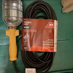 Trouble Light- Utility Light- Attic Light-  W 50 Ft Cord- Brand New In Box-Never Used -Mint Condotion