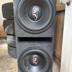 2 X 15in Subwoofers 
