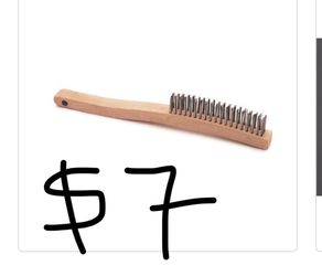 Wire Brush with Wooden Handle New