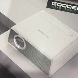 🔥Brand new🔥 GOODEE Mini Smart Projector with WiFi and Bluetooth - Compatible with Netflix/YouTube/PrimeVideo, Electric Focus & Keystone, Short Throw