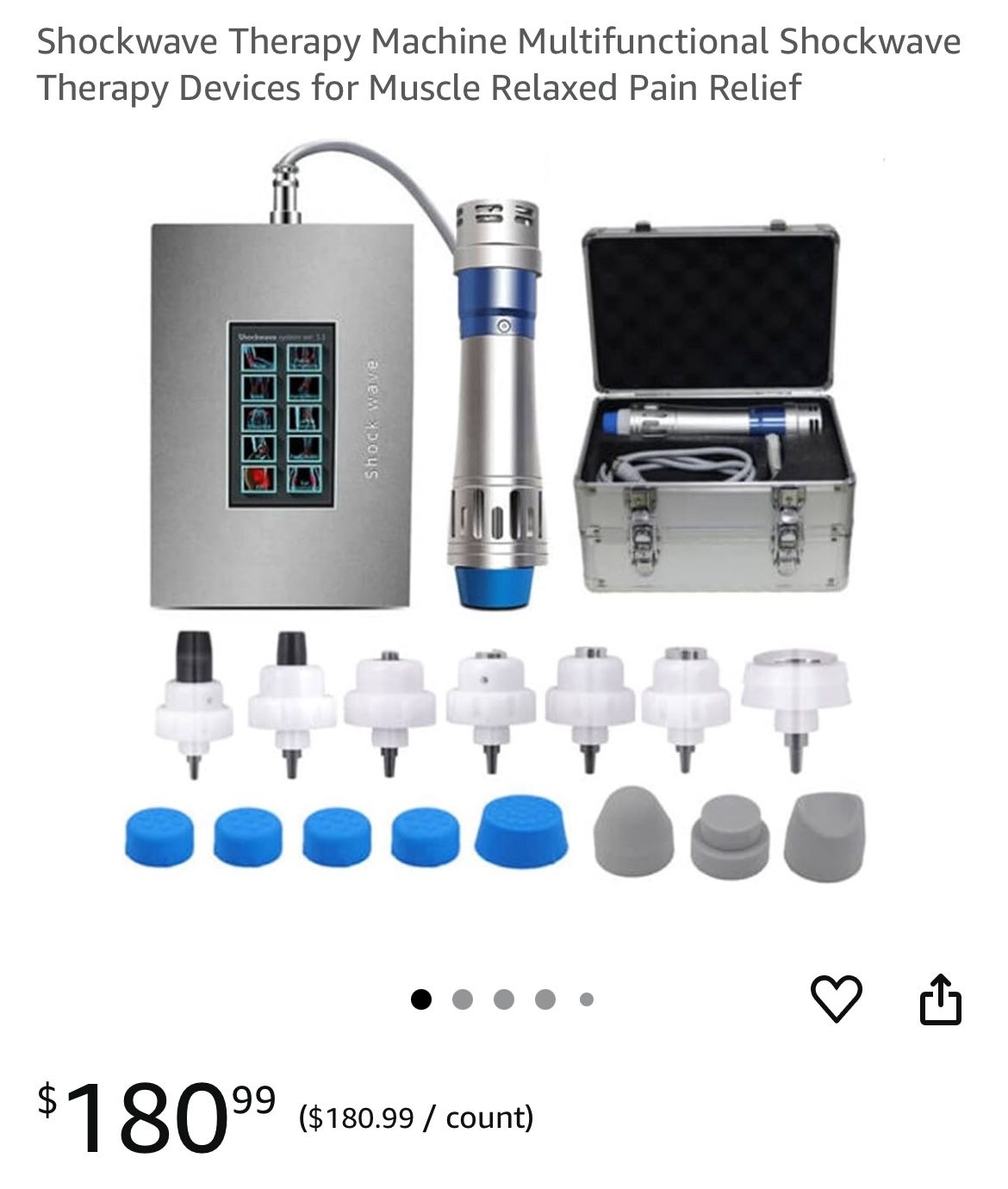 New Shockwave Therapy Machine 