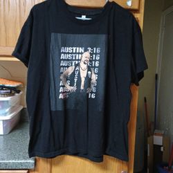 WWE Wrestling Stone Cold Steve Austin 3:16 Black T-shirt Size 2X (Must Pick Up