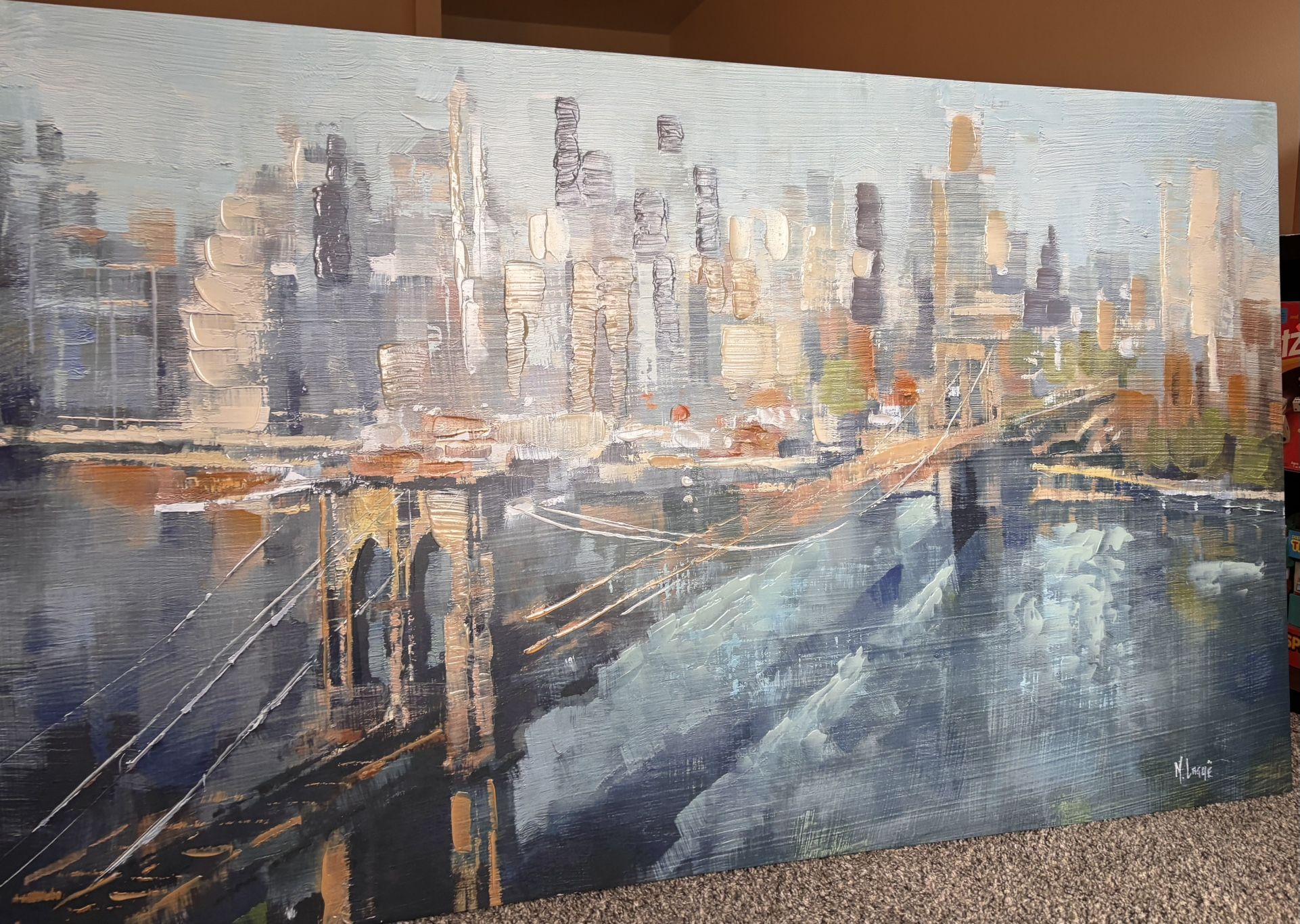 Mark Lague Brooklyn Bridge Painting
