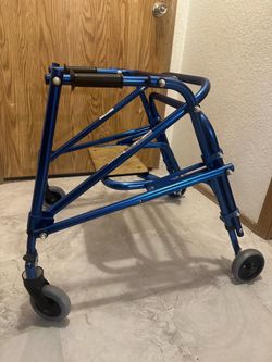 Inspired by Drive Nimbo 2G Pediatric Posterior Walker (Medium, Kinght Blue