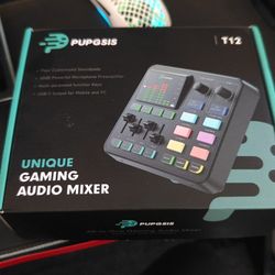 Pupgsis Unique Gaming Audio Mixer T12