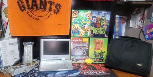 8" Portable DVD Player 📀 With Movies & More