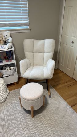 Rocking chair & stool